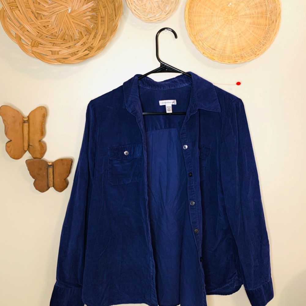 Purple Corduroy Button Down